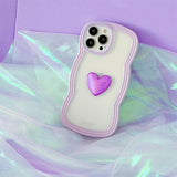 Cute Loveheart Soft Silicone iPhone Case