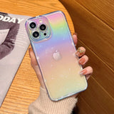 Glitter Colorful Clear Soft iPhone Case