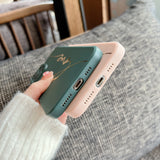 Simple Laser Love Letter Soft iPhone Case