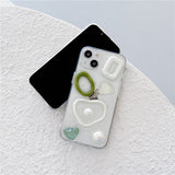 3D Pearl Silicone Soft iPhone Case