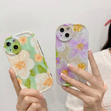 Cute Flower Soft Silicone iPhone Case