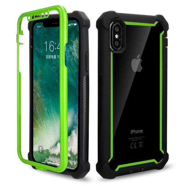 Heavy Duty Protection Shockproof Clear Soft iPhone Case