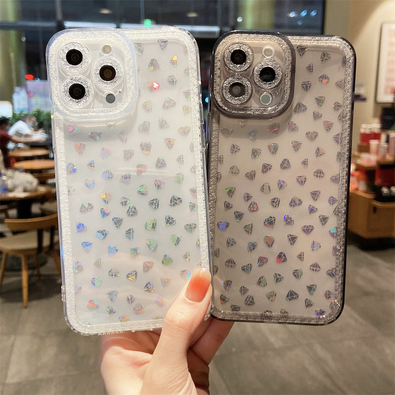 Luxury Glitter Diamend Clear iPhone Case