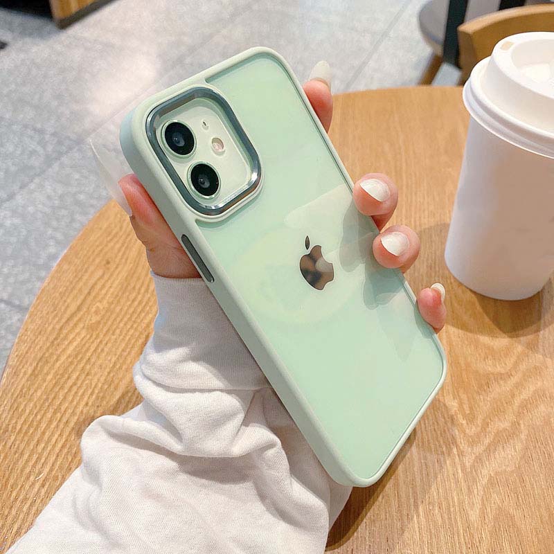 Cute Camera Len Protective Clear Soft iPhone Case