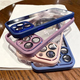 Solid Color Shockproof Bumper Clear Soft iPhone Case