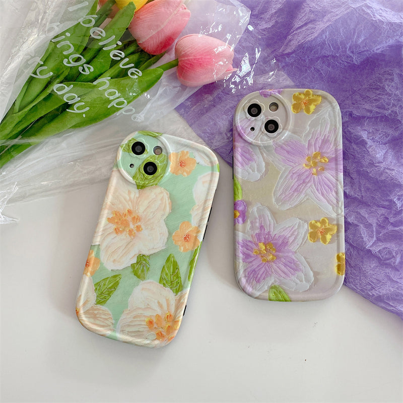 Cute Flower Soft Silicone iPhone Case