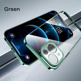 Luxury Square Plating Camera Lens Protection Shockproof Clear Soft iPhone Case