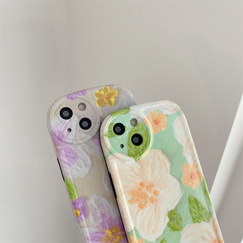 Cute Flower Soft Silicone iPhone Case