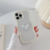 Cute Loveheart Soft Silicone iPhone Case