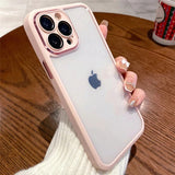 Solid Color Shockproof Bumper Clear Soft iPhone Case