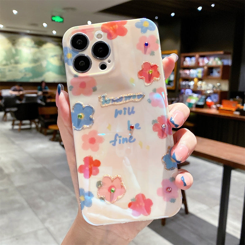 Cute Flower Soft Silicone iPhone Case