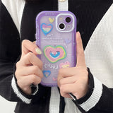 Smile Rainbow Painting Shockproof Clear Soft iPhone Case