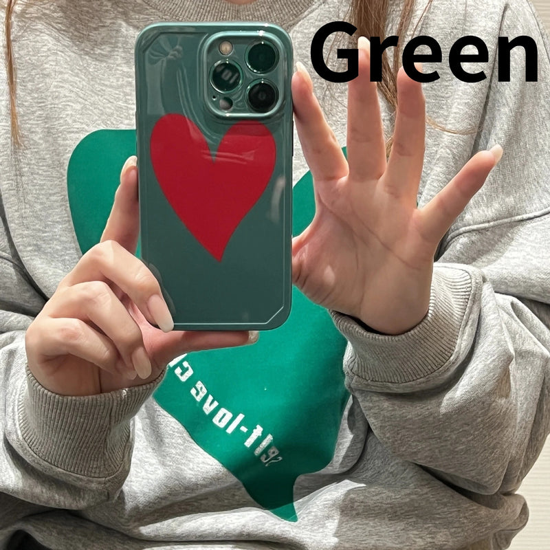 Love Heart Soft iPhone Case