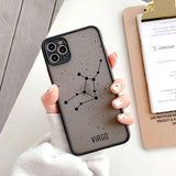 Twelve Constellations Hard PC Phone Case Back Cover for iPhone