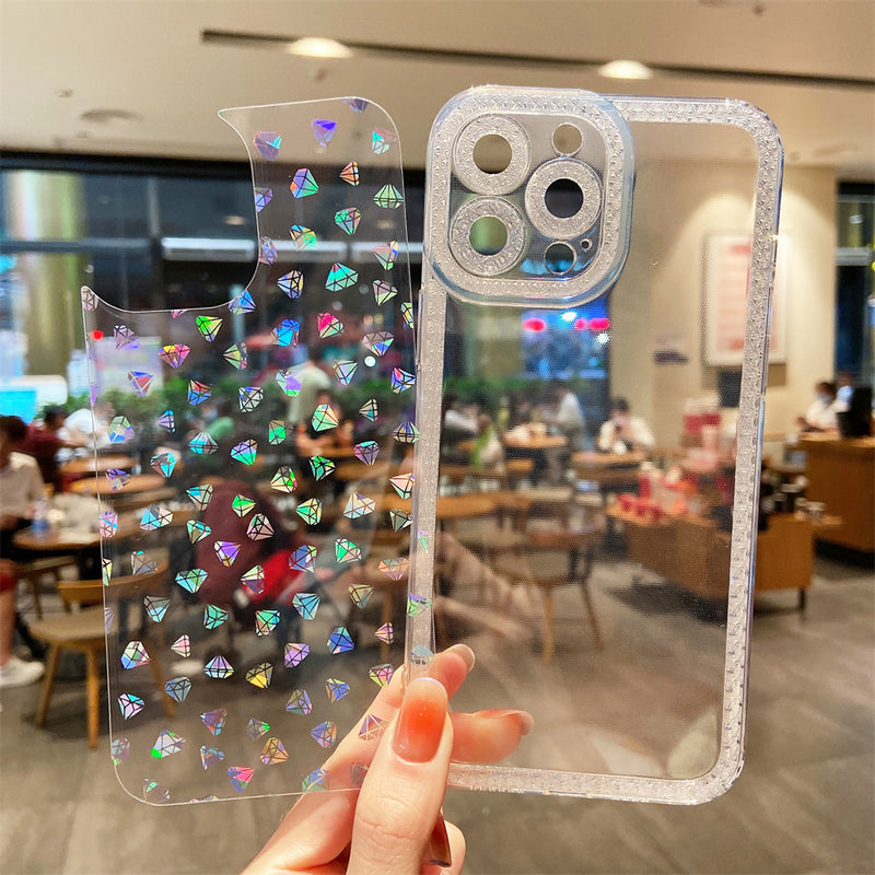 Luxury Glitter Diamend Clear iPhone Case