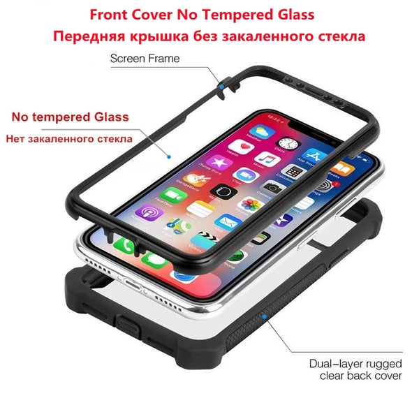 Heavy Duty Protection Shockproof Clear Soft iPhone Case