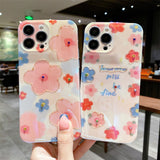 Cute Flower Soft Silicone iPhone Case