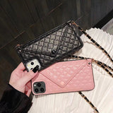 Luxury Wallet Card Holder Leather Soft Phone Case Back Cover for iPhone