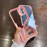 360 Full Body Protection Transparent Front Screen Shockproof Soft iPhone Case