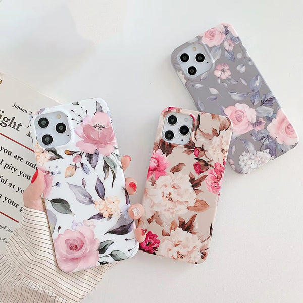 Art Flowers Pattern iPhone Case