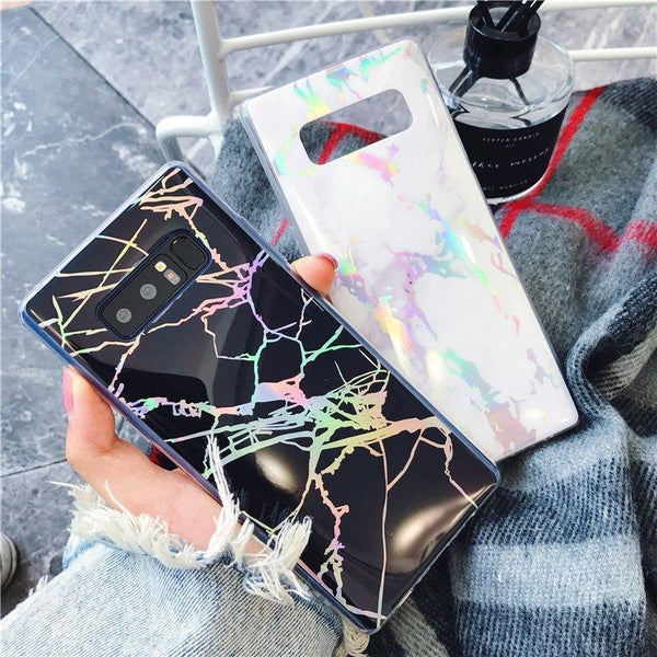 Luxury Fashion Laser Marble Samsung Case