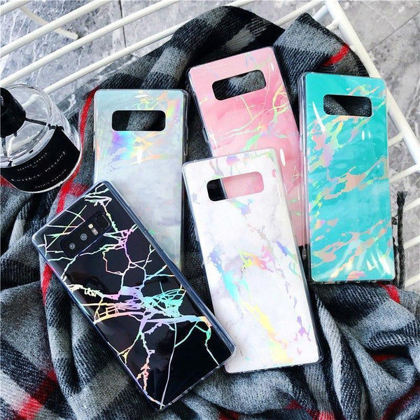 Luxury Fashion Laser Marble Samsung Case