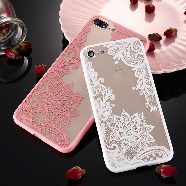 3D Sexy Lace Mandala Flower iPhone Case